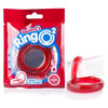 Introducing the SensaRings™ RingO 2 Red C-Ring with Ball Sling - The Ultimate Pleasure Enhancer for Men