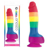 Colours Pride Edition 6 inches Dong Rainbow - The Ultimate Pleasure Experience for All Genders - Adult Naughty Store