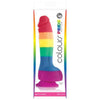 Colours Pride Edition 6 inches Dong Rainbow - The Ultimate Pleasure Experience for All Genders - Adult Naughty Store