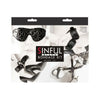 NS Novelties Sinful Bondage Kit - Black, Complete BDSM Restraint Set for Both Beginners and Enthusiasts - Adult Naughty Store