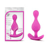 Luxe Explore Pink Butt Plug - Model LX-200: Premium Silicone Anal Toy for Superior Pleasure (Unisex, Waterproof) - Adult Naughty Store