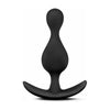 Luxe Explore Black Butt Plug - Model LX-BP-001 - Premium Silicone Anal Toy for Men and Women - Intense Pleasure in Black