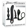 Introducing the Prostate Pleasure Kit 4 Piece Black - The Ultimate Journey into Sensual Stimulation