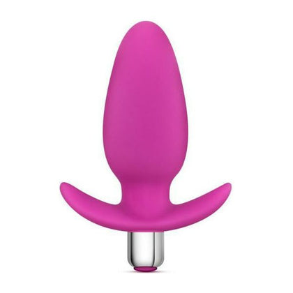 Luxe - Little Thumper - Pink Silicone Anal Plug with Removable Waterproof Bullet - Model LT-200 - Unisex Pleasure Toy - Adult Naughty Store