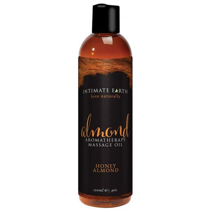 Intimate Earth Almond Massage Oil 4oz - Sensual Aromatherapy Blend for Relaxation and Intimacy