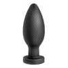 Spark Silicone Plug Large Black - Premium Carbon Fiber Design for Intense Pleasure - Adult Naughty Store