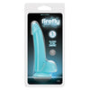 Firefly Smooth Glowing Dong 5 - Blue, Illuminating Pleasure for All Genders - Adult Naughty Store