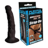 Skinsations Black Playful Partner Strap On Dildo, Harness 8 inches - The Ultimate Pleasure Companion for Intimate Adventures