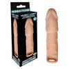 Skinsations Husky Lover Extension Sleeve Scrotum Strap 6.5 inches - Realistic Veined Male Pleasure Toy - Model HLX-6.5 - Enhance Intimate Experiences for Men - Black - Adult Naughty Store