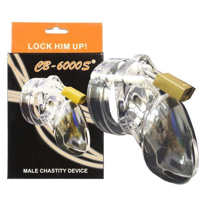 CB-6000S Clear Male Chastity Cage - Ultimate Comfort and Security for Men's Chastity Play