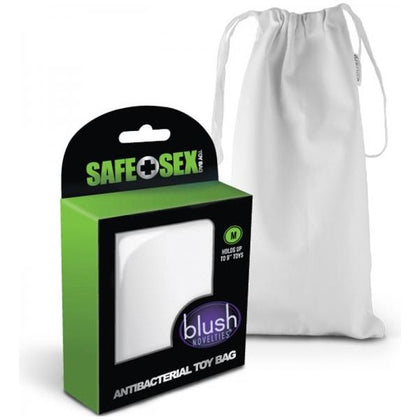 Introducing the SilverGuard™ Antibacterial Toy Bag - Medium: The Ultimate Hygiene Solution for Your Pleasure Essentials