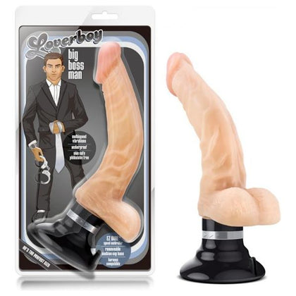 Loverboy The Boss Man Beige Vibrating Dildo - Realistic Multi-Speed G-Spot/P-Spot Pleasure Toy (Model: LB-BM001) - Adult Naughty Store