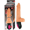 Introducing the Sensation Deluxe RealSkin Hot Cock #2 Vibrating Dildo - 6.5 inches, Beige
