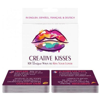 Intimate Pleasures: Creative Kisses Game - A Sensual Exploration for Couples (Model: CKG-101) - Adult Naughty Store