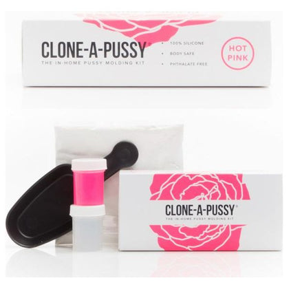 Introducing the Clone-A-Pussy Hot Pink Silicone Vaginal Casting Kit - Model V1.0: Create an Exact Replica of Your Favorite Vagina at Home for Women's Pleasure