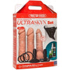 Doc Johnson Vac-U-Lock Dual Density Ultraskyn Set - Beige: The Ultimate Strap-On Experience - Adult Naughty Store