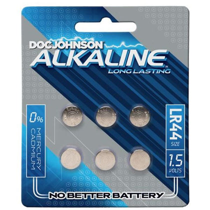 Doc Johnson Alkaline Batteries LR44 - Long-Lasting Power for Vibrators and Bullets - Unisex Pleasure - Reliable Performance - Set of 6
