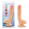 Au Natural 8-inch Sensa Feel Dildo Beige - Realistic Flexible Toy for Lifelike Pleasure - Adult Naughty Store