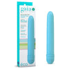 Gaia Biodegradable Vibrator Eco Aqua Blue - Sustainable Pleasure for All Genders - Adult Naughty Store