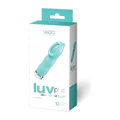 Vedo Luvplus Rechargeable Vibe - Tease Me Turquoise