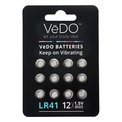 Vedo LR41 Batteries 1.5 Volt 12 Pack - Long-lasting Power Source for Toys