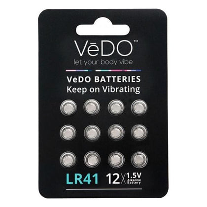 Vedo LR41 Batteries 1.5 Volt 12 Pack - Long-lasting Power Source for Toys - Adult Naughty Store