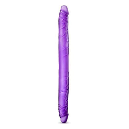 B Yours DD16P Purple Dual Pleasure 16-Inch Double Dildo for Couples - Adult Naughty Store