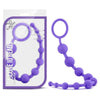 Luxe Silicone 10 Beads Purple - Premium Anal Exploration Toy for Intense Pleasure and Sensual Satisfaction - Adult Naughty Store