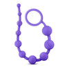 Luxe Silicone 10 Beads Purple - Premium Anal Exploration Toy for Intense Pleasure and Sensual Satisfaction - Adult Naughty Store