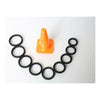 Xact-Fit Play Zone Kit: Black Silicone Cock Ring Sizing System for Men's Pleasure - Model PF-11-19 - Adult Naughty Store