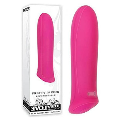 Evolved Pretty In Pink Silicone Rechargeable Bullet Vibrator - Model EPP-001 - Women's Clitoral Stimulation - Pink - Adult Naughty Store