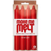 Introducing the Sensual Warm Drip Candles by Make Me Melt: The Ultimate Pleasure Experience for Couples! Model Name: Red Hot Passion 4-Pack - Adult Naughty Store