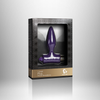 Rocks-Off Petite Sensations Plug 7X Purple - Vibrating Butt Plug for Beginners - Model Number: PS-7X-PUR - Unisex Pleasure