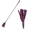 Rouge Riding Crop With Rounded Wooden Handle Purple - Adult Naughty Store