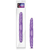 B Yours 14-Inch Double Dildo Purple - The Ultimate Dual Penetration Pleasure Toy for Couples