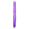 B Yours 14-Inch Double Dildo Purple - The Ultimate Dual Penetration Pleasure Toy for Couples - Adult Naughty Store