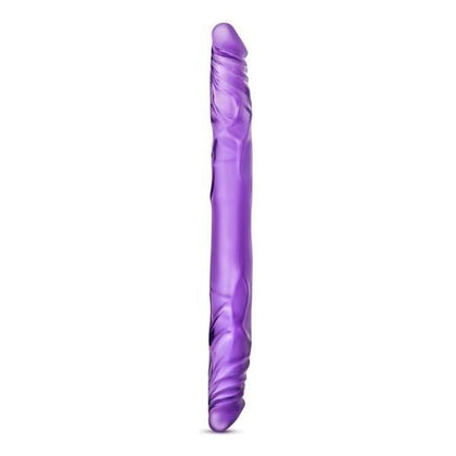 B Yours 14-Inch Double Dildo Purple - The Ultimate Dual Penetration Pleasure Toy for Couples