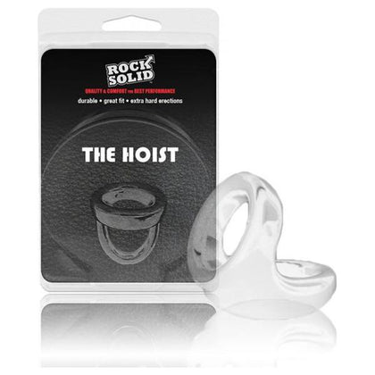 Rock Solid Clear Hoist Clear Penis and Testicle Enhancer for Harder Erections - Model RSCH-001, Men's Pleasure, Clear