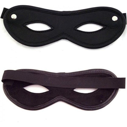 Rouge Open Eye Mask - Sensual Leather Lingerie Accessory for All Genders - Exquisite Pleasure Enhancer - Size: 7.9 in. x 2.75 in.
