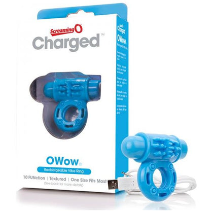 Screaming O Charged Owow Vooom Vibrating Cock Ring - Blue

Introducing the Sensational Screaming O Charged Owow Vooom Vibrating Cock Ring - Blue: The Ultimate Pleasure Enhancer for Him and He - Adult Naughty Store