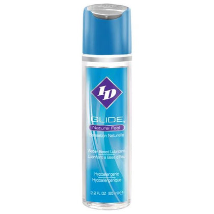 ID Glide Water-Based Lubricant - 2.2 fl oz Bottle (Disc Cap) - FDA Approved, Dr. Recommended - Non-Staining, Odorless, and Colorless - Condom Compatible - Silicone Toy Safe - Enhances Pleasur - Adult Naughty Store