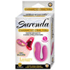 Surenda Enhanced Oral Vibe Pink - Luxury Gold Trim, 5 Functions, USB Rechargeable, Waterproof, Intense Oral Pleasure for Women - Adult Naughty Store