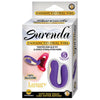 Surenda Enhanced Oral Vibe Purple - Luxury Gold Trim, 5 Functions, USB Rechargeable - Female Oral Pleasure Sex Toy - Adult Naughty Store