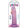 Lollicock Slim Stick 8in Grape Ice - Lifelike Handcrafted PVC Dong for Sensational Pleasure - Model LS-8GI - Unisex - Perfect for Intimate Stimulation - Vibrant Grape Ice Color