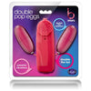 Double Pop Eggs Cerise Pink Vibrating Bullet - The Ultimate Pleasure Experience for Couples
