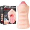 Zero Tolerance Real Mouth Stroker W-dvd - Lifelike Lips and Tongue - Model ZT-MS-001 - Male - Oral Pleasure - Flesh