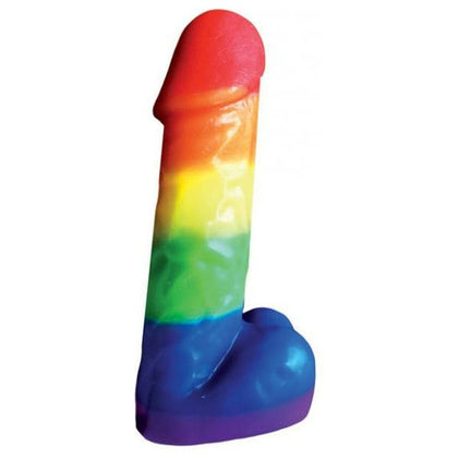 7-Inch Rainbow Pecker Party Candle for Adult Fun and Celebration