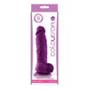 Introducing the Coloursoft 5 inches Soft Dildo Purple: A Sensational Pleasure Companion for All Genders - Adult Naughty Store