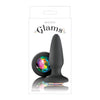 Glams Rainbow Gem Silicone Butt Plug - Model RG-4102 - Unisex Anal Pleasure - Vibrant Sparkling Gem - Multi-Colored - Adult Naughty Store