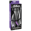 Pipedream Dillio 6-Inch Strap On Suspender Harness Set - Purple, Gender-Neutral, Strap-On Dildo Kit for Pleasure - Adult Naughty Store